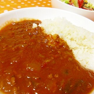 ルウ半分でもおいしい！ハヤシライス　野菜たっぷり